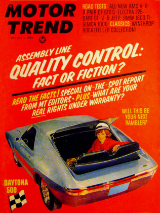 MOTOR TREND 1966 MAY - AMC, GTOs, DART GT V-8, JEEP*